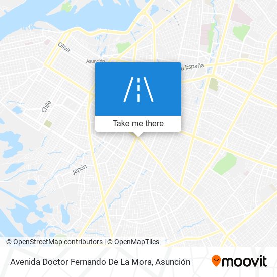 Avenida Doctor Fernando De La Mora map