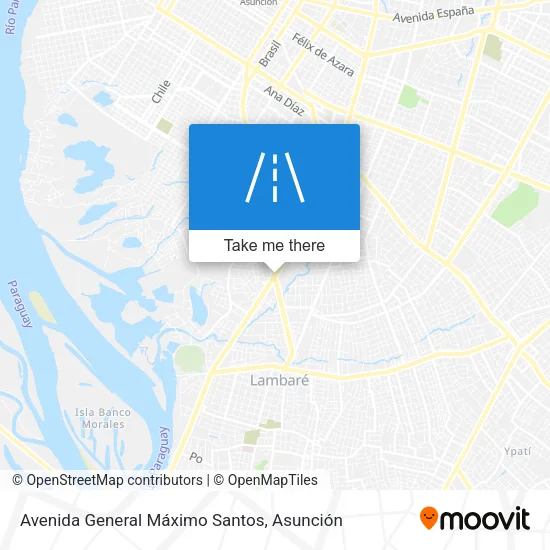 Mapa de Avenida General Máximo Santos