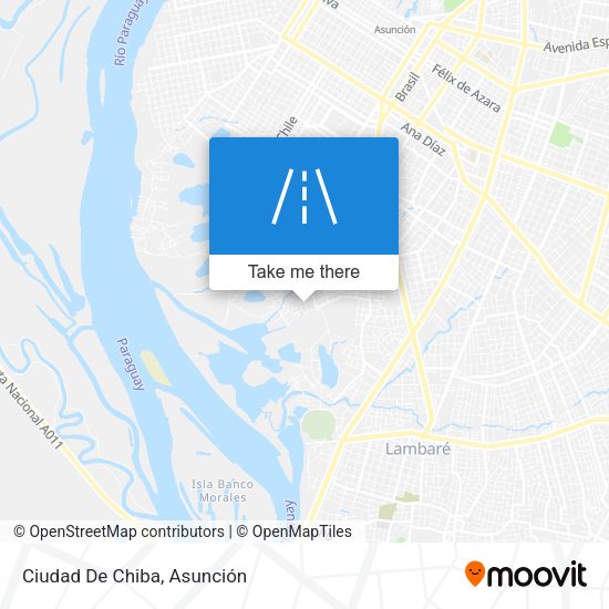 Mapa de Ciudad De Chiba