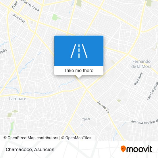 Mapa de Chamacoco