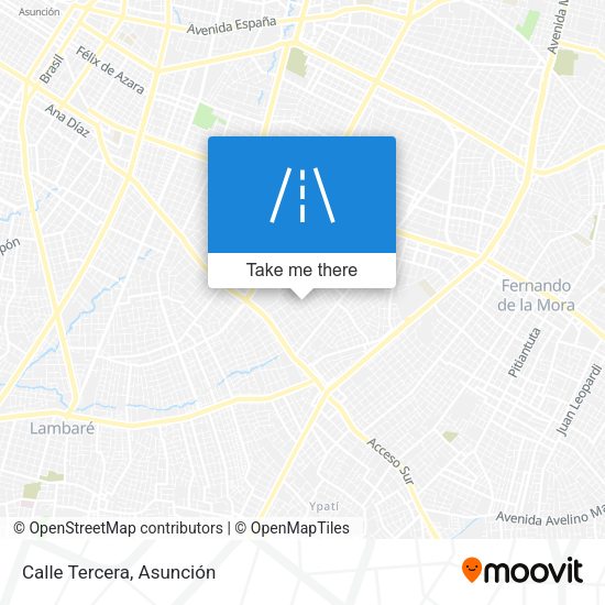 Mapa de Calle Tercera