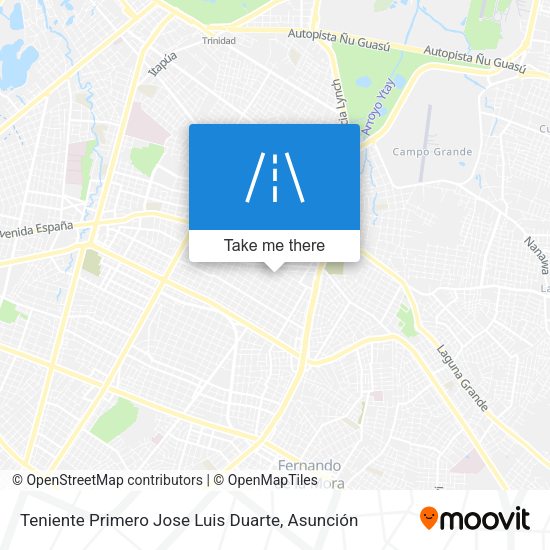 Mapa de Teniente Primero Jose Luis Duarte
