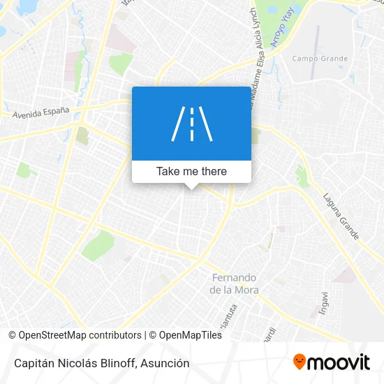 Mapa de Capitán Nicolás Blinoff