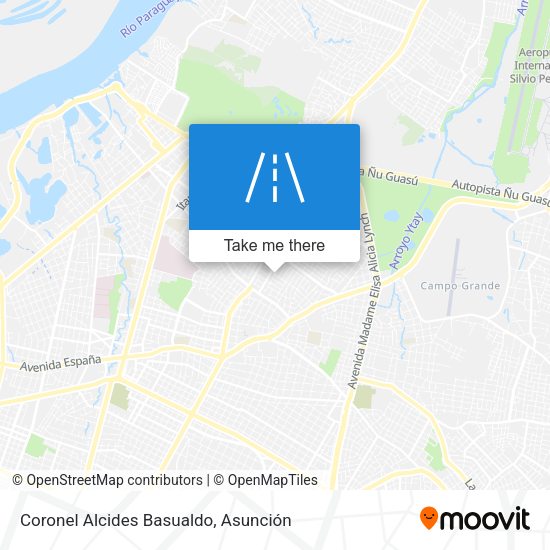 Mapa de Coronel Alcides Basualdo
