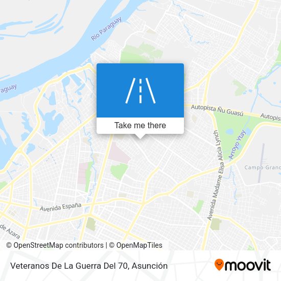 Mapa de Veteranos De La Guerra Del 70