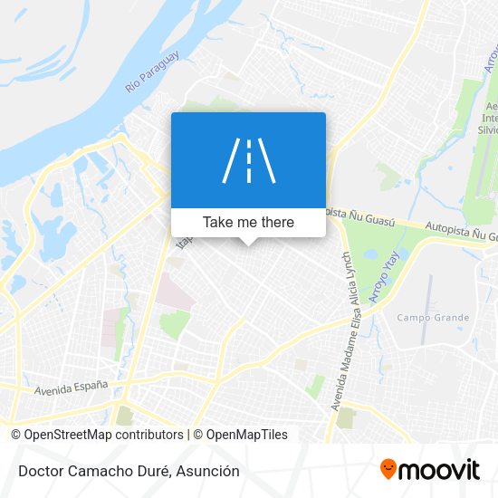 Mapa de Doctor Camacho Duré