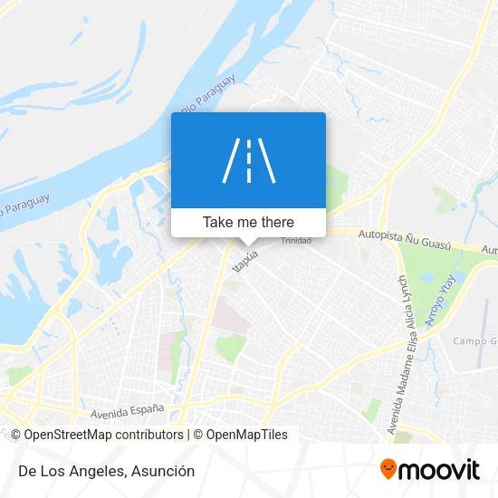 Mapa de De Los Angeles