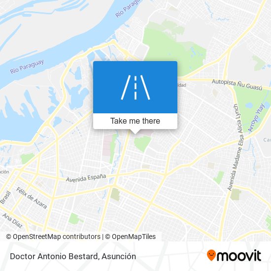 Doctor Antonio Bestard map