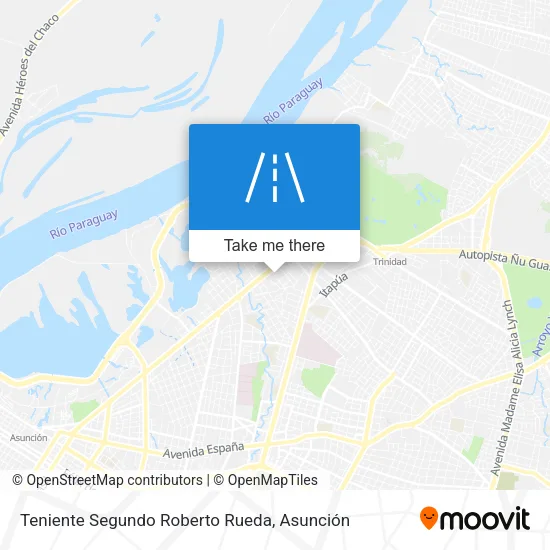 Mapa de Teniente Segundo Roberto Rueda