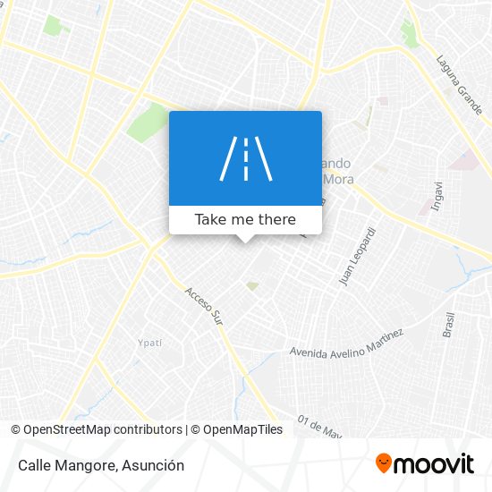 Calle Mangore map
