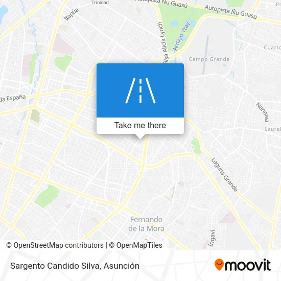 Sargento Candido Silva map