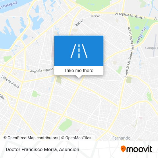 Mapa de Doctor Francisco Morra