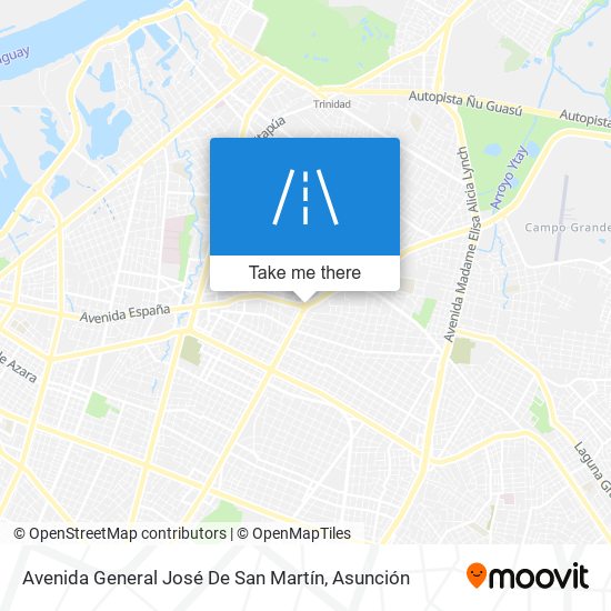 Avenida General José De San Martín map