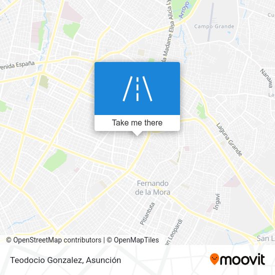 Mapa de Teodocio Gonzalez