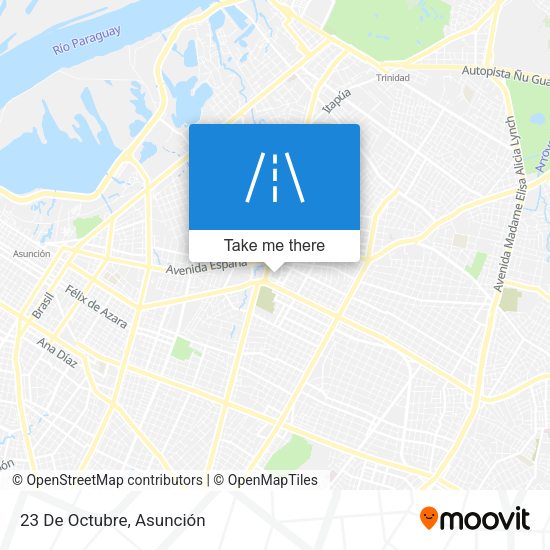Mapa de 23 De Octubre