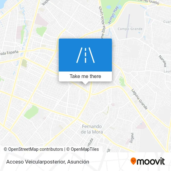 Acceso Veicularposterior map