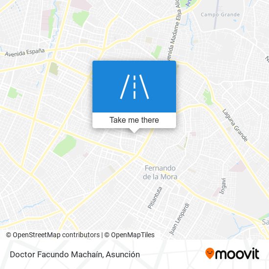 Doctor Facundo Machaín map