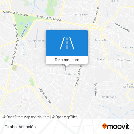 Mapa de Timbo