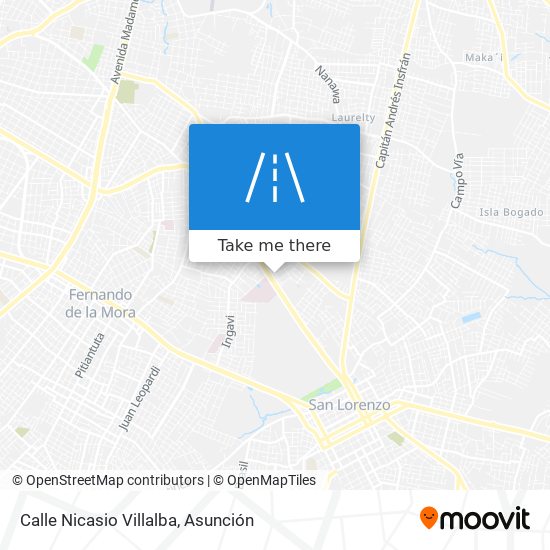 Calle Nicasio Villalba map