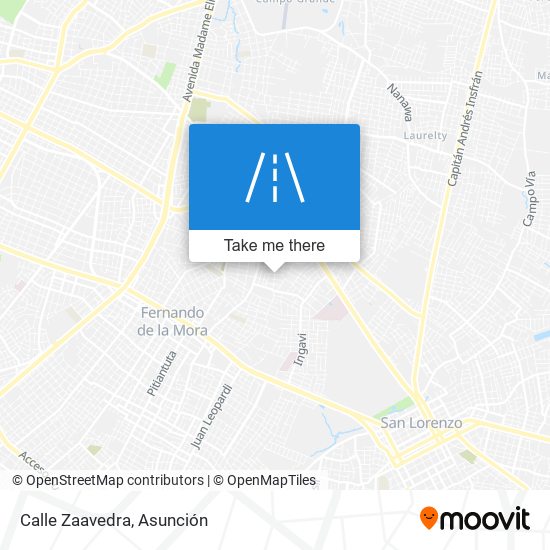 Calle Zaavedra map