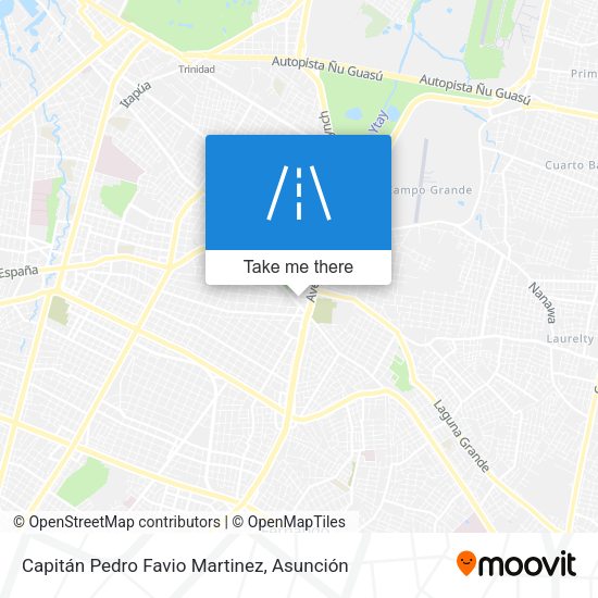 Mapa de Capitán Pedro Favio Martinez