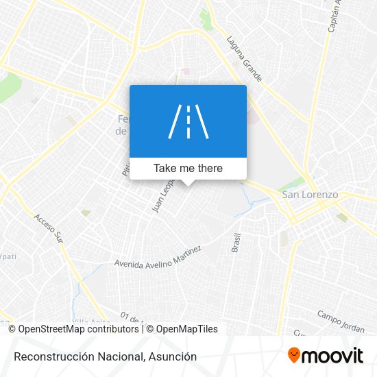 Mapa de Reconstrucción Nacional