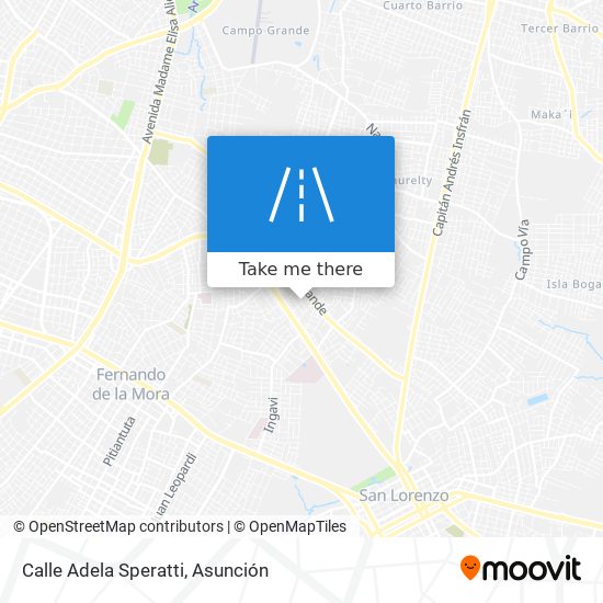 Calle Adela Speratti map