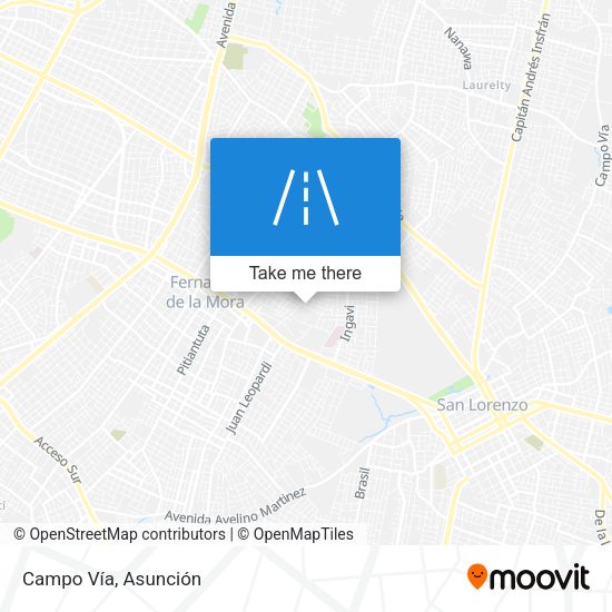 Mapa de Campo Vía
