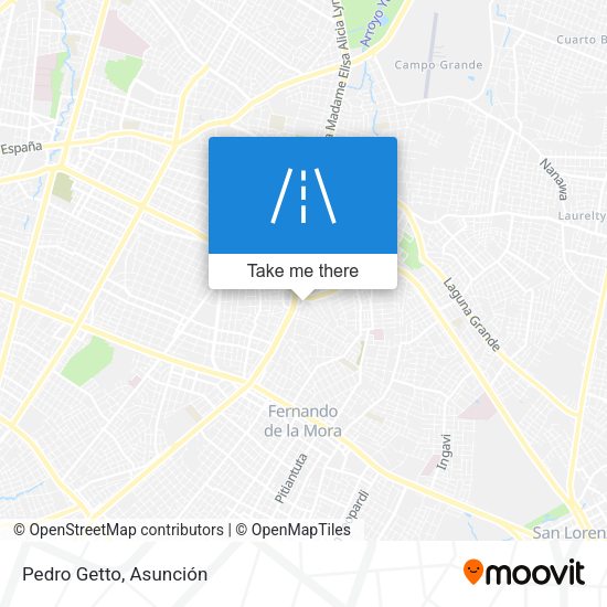 Mapa de Pedro Getto