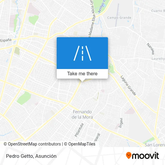 Mapa de Pedro Getto