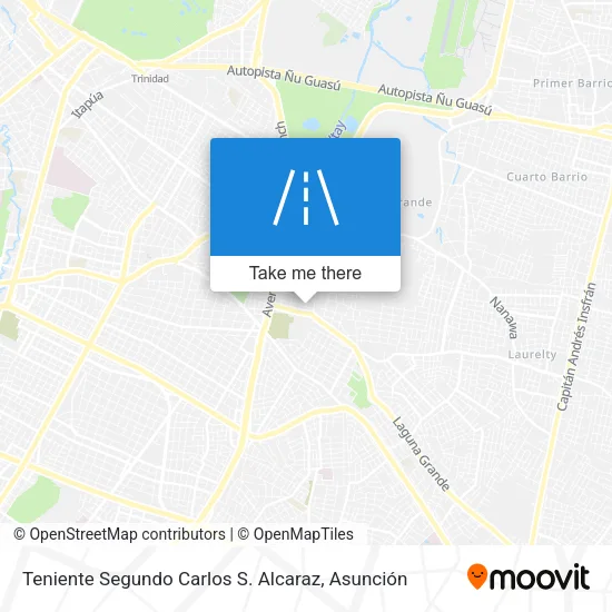 Teniente Segundo Carlos S. Alcaraz map