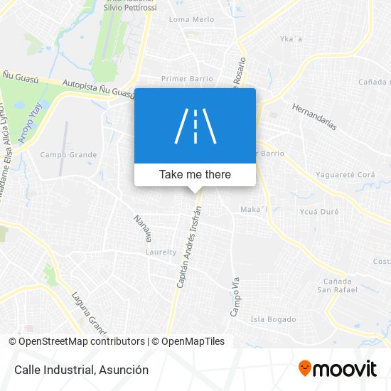 Calle Industrial map