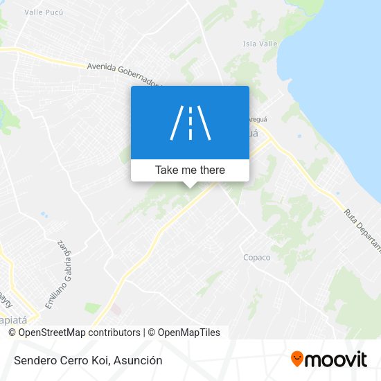 Mapa de Sendero Cerro Koi