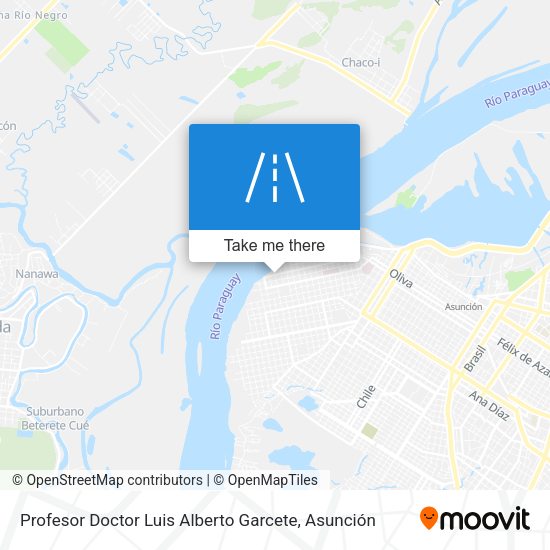 Mapa de Profesor Doctor Luis Alberto Garcete