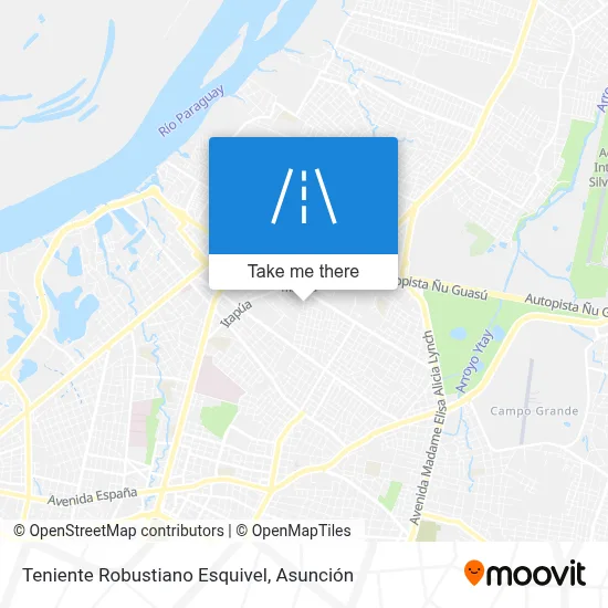 Mapa de Teniente Robustiano Esquivel