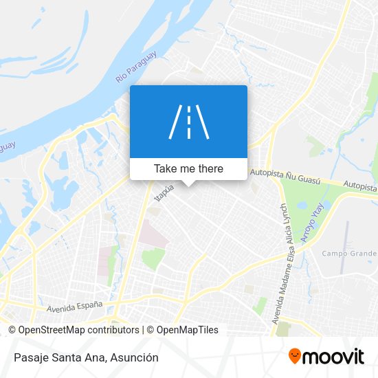 Mapa de Pasaje Santa Ana
