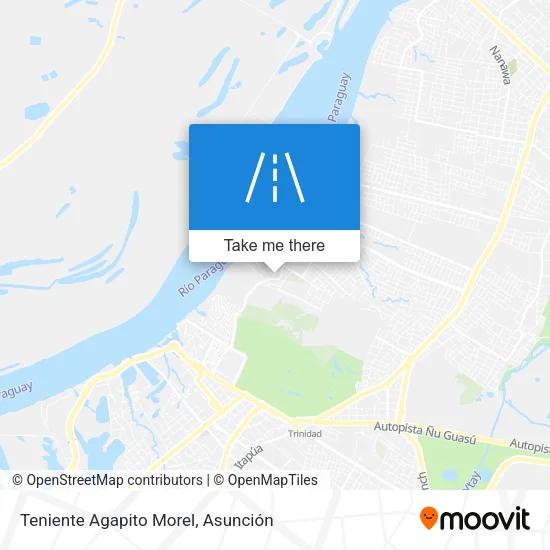 Mapa de Teniente Agapito Morel