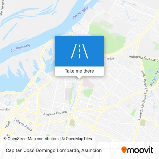 Mapa de Capitán José Domingo Lombardo