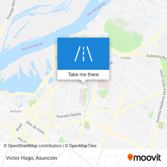 Mapa de Victor Hugo