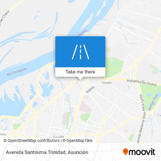 Avenida Santísima Trinidad map