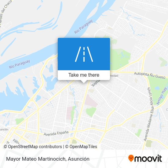 Mapa de Mayor Mateo Martinocich