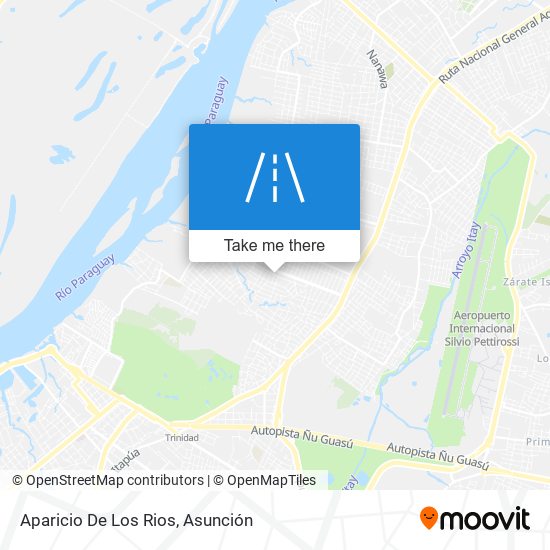 Aparicio De Los Rios map