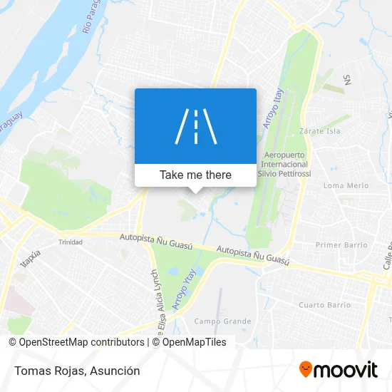 Mapa de Tomas Rojas