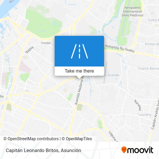 Mapa de Capitán Leonardo Britos