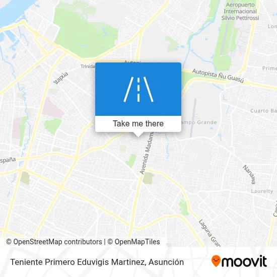 Mapa de Teniente Primero Eduvigis Martinez