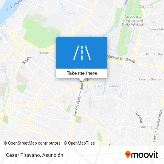 Mapa de César Piravano