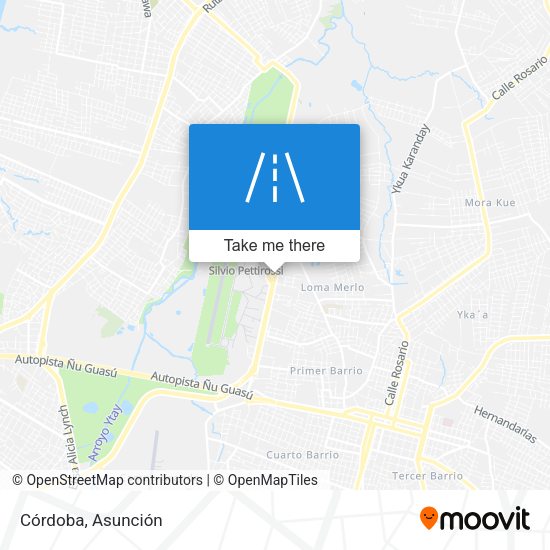 Mapa de Córdoba