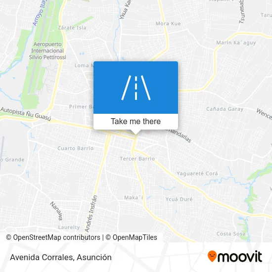 Mapa de Avenida Corrales