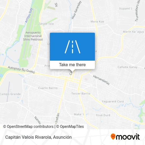 Mapa de Capitán Valois Rivarola