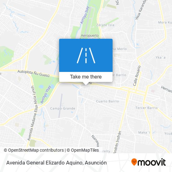 Avenida General Elizardo Aquino map